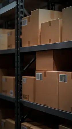 Tela de controle de estoque do sistema de gestão
