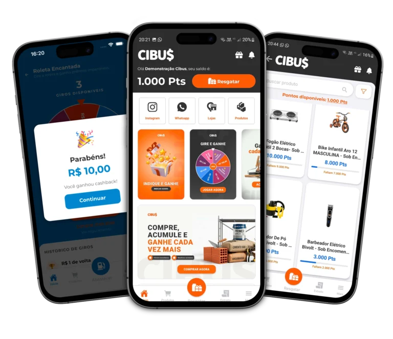 App de fidelidade Cibus